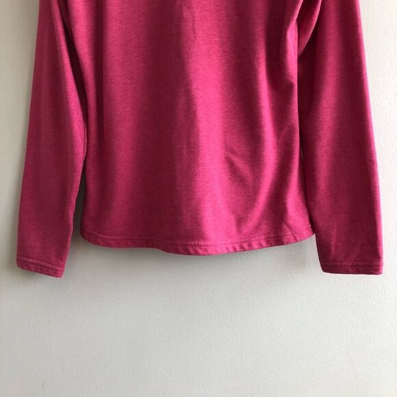 Bench Comfy Soft Long Sleeve Athleisure Zip Up Sweater Jacket Top Pink - Picture 11 of 14